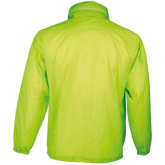 SOLS Unisex Adult Surf Windbreaker (Neon Lime) - Image 2