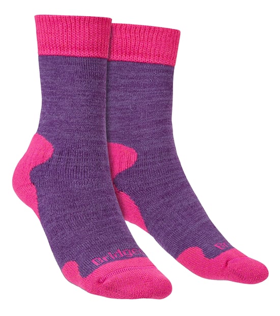 Bridgedale - Bota de lana merino para mujer - Purple Marl - Image 1