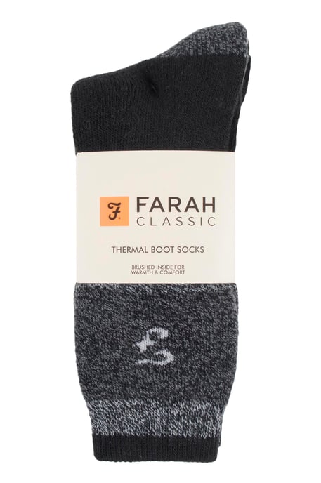 Farah - 2 Pack Calcetines Térmicos de Caminar para Hombre | Ideales para Trekking y Senderismo al Aire Libre en Invierno - Image 2