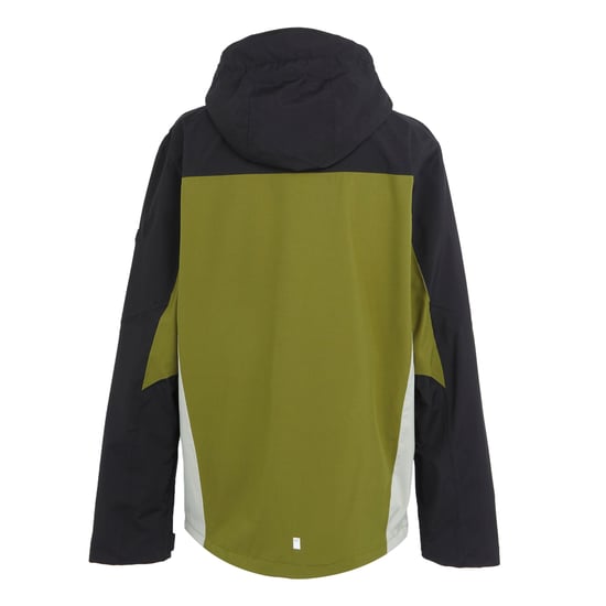 Regatta Mens Birchdale Waterproof Hooded Jacket (Nephrite Green/Black)