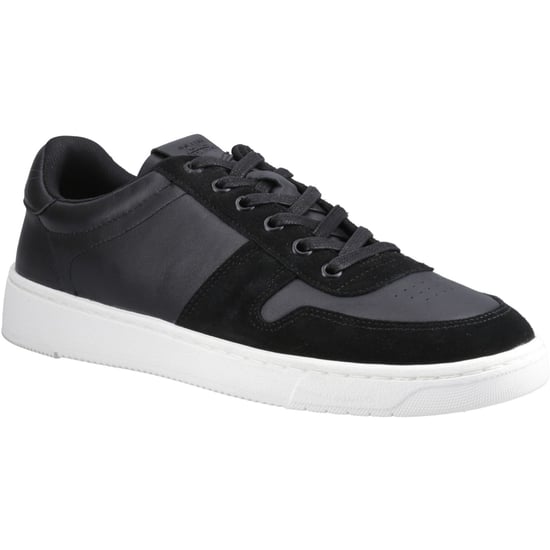 TOMS TRVL Lite Court Leather Men's Black Trainers - Image 1
