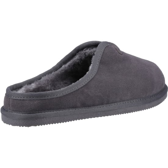 Hush Puppies Conrad Suede Men's Grey Slippers - Image 2