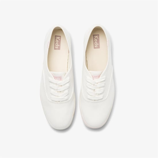 Keds Women's Champion Organic Cotton Canvas Shoes with a Cushioned Footbed