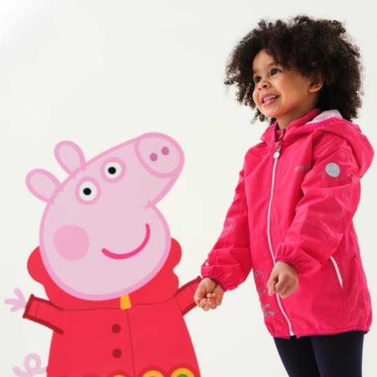 Regatta Childrens/Kids Waterproof Jacket (Bright Blush) - Image 6