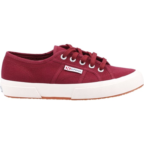 Superga 2750 Cotu Classic 100% Cotton Women's Dark Bordeaux Trainers - Image 4
