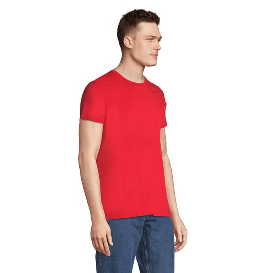 SOLS Mens Pioneer Organic Cotton T-Shirt (Red) - Image 3