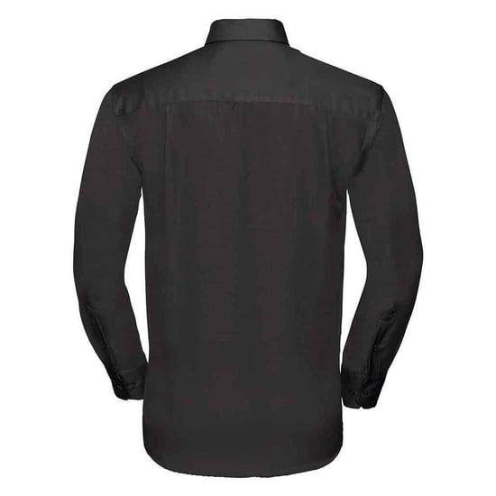 Russell Collection Mens Ultimate Long-Sleeved Formal Shirt (Black) - Image 2