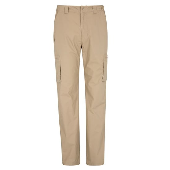 Mountain Warehouse Mens Trek II Short Cargo Trousers (Dark Beige) - Image 1