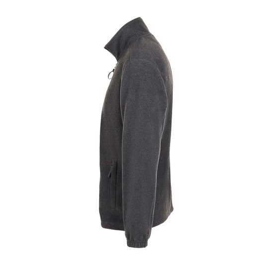SOLS Mens North Full Zip Outdoor Fleece Jacket (Grey Marl) - Image 3