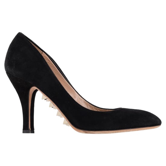 Valentino Garavani Studded Pumps in Black Suede - Image 1