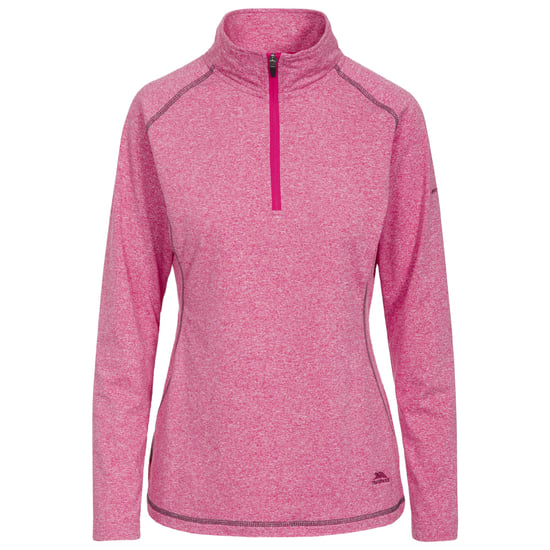 Trespass Womens/Ladies Zirma Long Sleeve Active Top (Pink Lady Marl) - Image 1