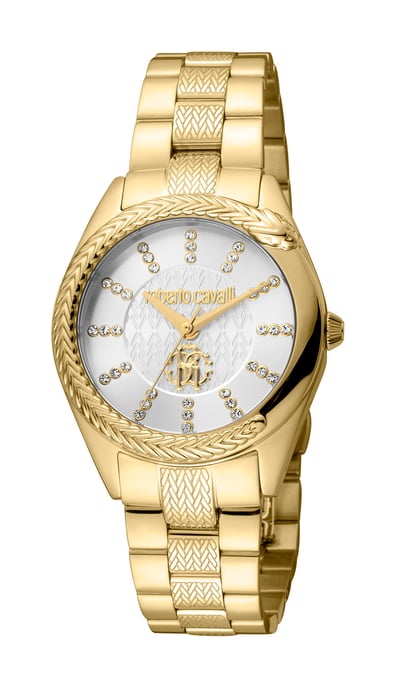 Reloj de Cuarzo para Mujer Roberto Cavalli RC5L038M0055 de Acero Inoxidable Plata 5 ATM 32 mm - Image 1