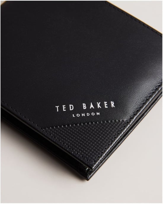 Billetera Bifolds con Monedero de Cuero Grabado en Esquina para Hombre Ted Baker Prugs - Image 2