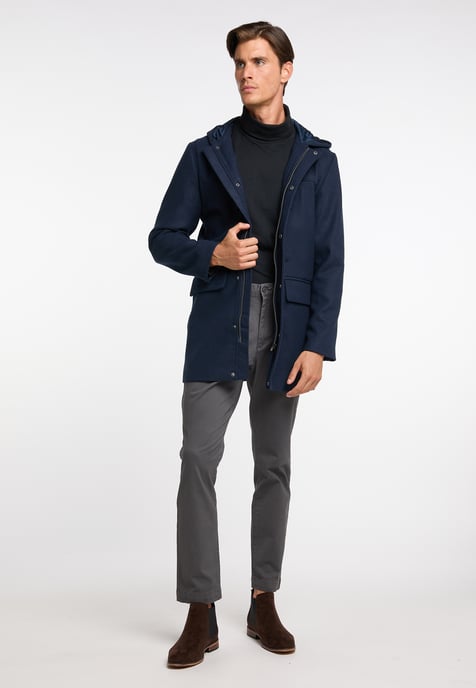 DreiMaster Classic Wool Blend Transition Coat nascita - Image 4