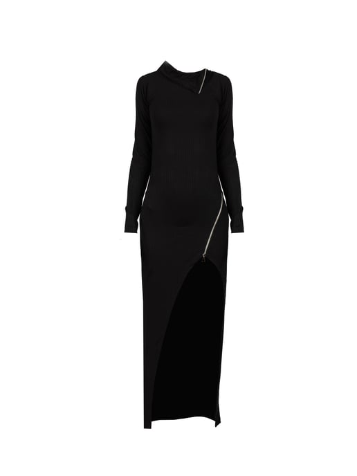 La Haine Inside Us Vestido LW591 de mujer negro - Image 1
