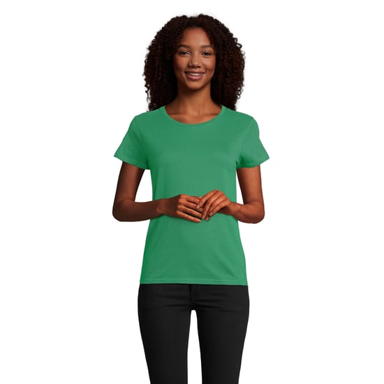 SOLS Womens/Ladies Pioneer T-Shirt (Kelly Green) - Image 1