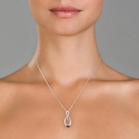 Orphelia Women's 925 Sterling Silver Chain with Pendant - Silver ZH-4767 - Image 4