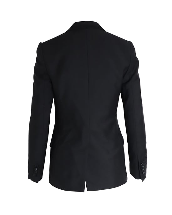 Dior Single-Breasted Blazer in Black Wool - Image 3