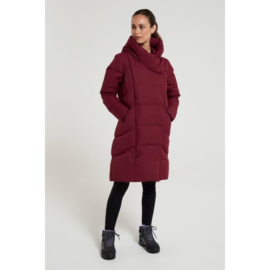 Mountain Warehouse Womens/Ladies Cosy Extreme II Wrap Down Jacket (Burgundy) - Image 1