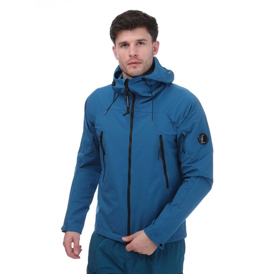 Men's C.P. Company Pro-Tek Hooded Jacket in Blue - Image 1