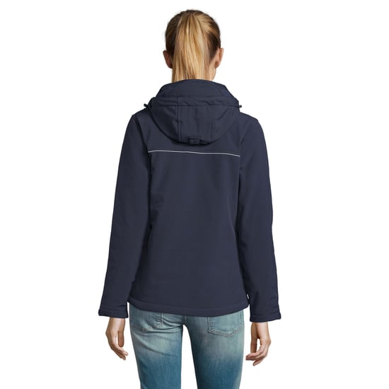 SOLS Womens/Ladies Rock Padded Soft Shell Jacket (French Navy) - Image 2