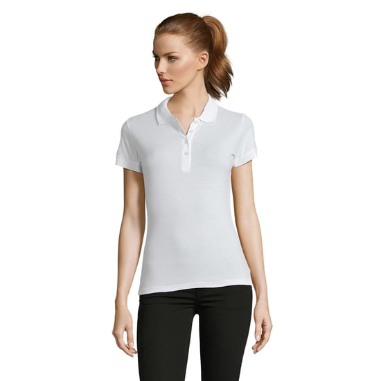 SOLS Womens/Ladies Passion Polo Shirt (White) - Image 1