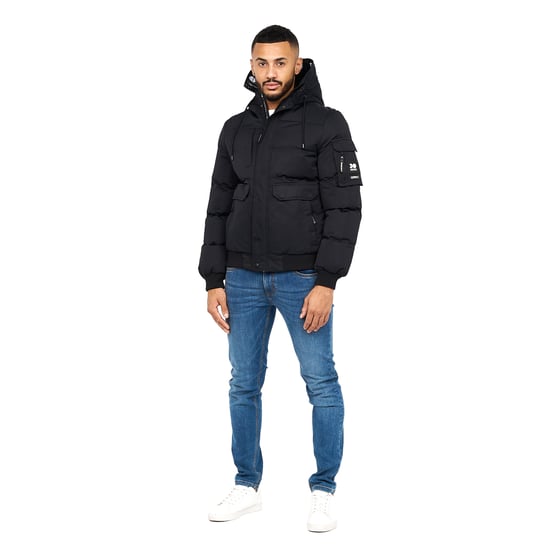 Crosshatch Mens Milwaka Jacket (Black) - Image 6