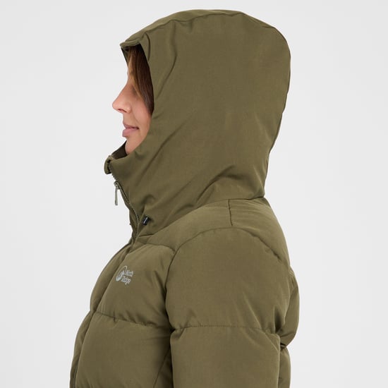 North Ridge Women's Saunter Baffle Water Repellent & Insulated Puffer Jacket with Hood