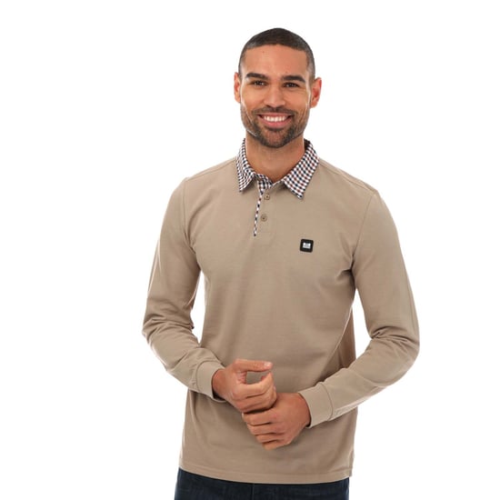 Men's Weekend Offender Bisset Polo Shirt in Stone