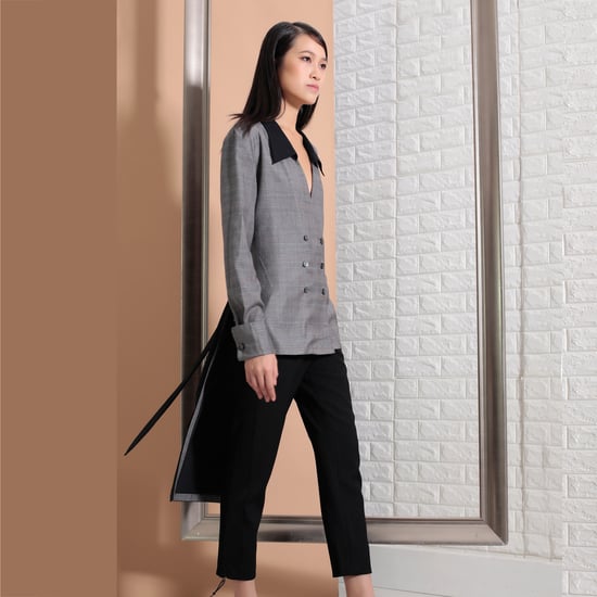 Long double breasted tailor shirt - Image 5