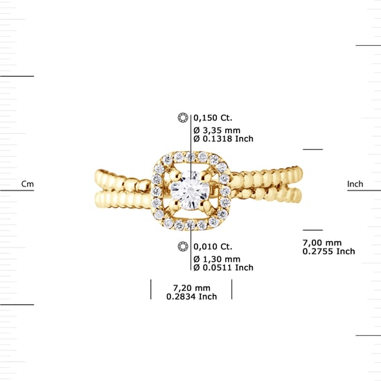 DIADEMA - Ring - Prestige Jewelery - Yellow Gold