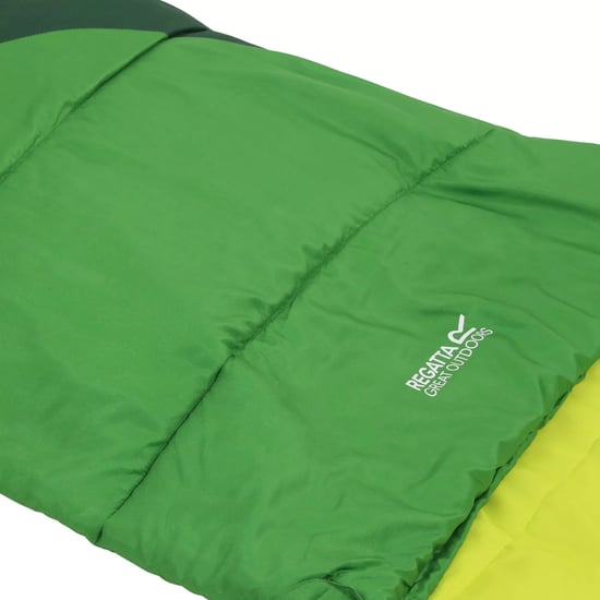 Regatta Hilo v2 250 Mummy Sleeping Bag (Extreme Green/Green Pastures) - Image 4