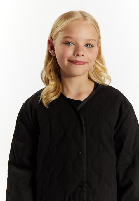 Dreimaster Quilted Jacket Girls black - Image 5