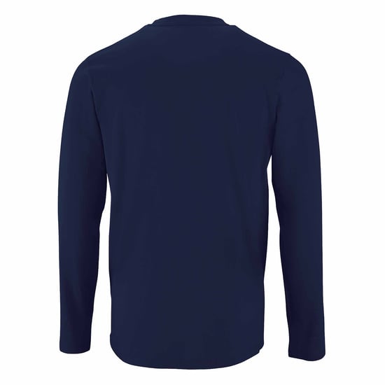 SOLS Mens Imperial Long Sleeve T-Shirt (French Navy) - Image 2