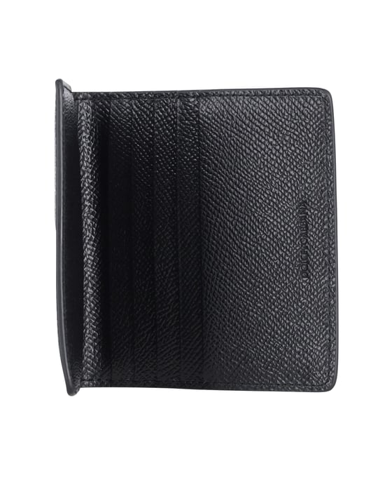 Dolce & Gabbana Logo Bi-Fold Wallet in Black Leather - Image 4