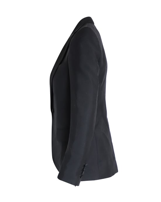 Dior Single-Breasted Blazer in Black Wool - Image 2