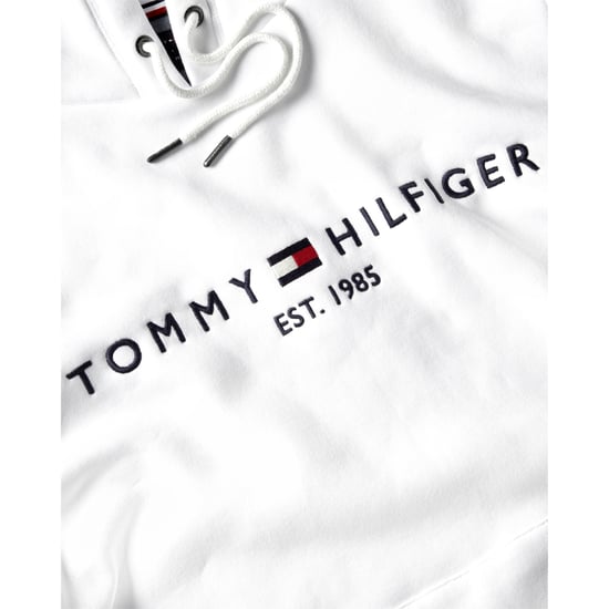 Tommy Hilfiger Sudaderas Logo Hoodie Blanco - Image 3