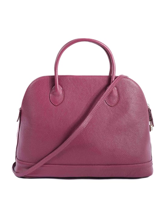 V Italia Womens Shoulder Bag BC10880 Dollaro Prugna