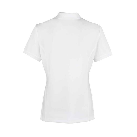 Premier Womens/Ladies Coolchecker Pique Polo Shirt (White) - Image 2