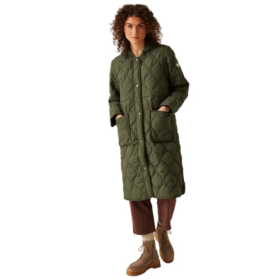 Regatta Womens/Ladies Jaycee II Padded Jacket (Dark Khaki) - Image 3