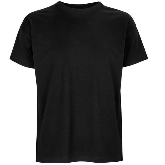 SOLS Mens Boxy Organic Oversized T-Shirt (Deep Black) - Image 1