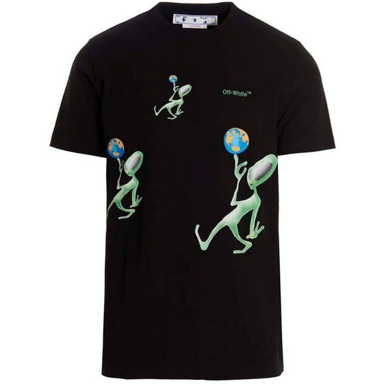 Off-White Alien Arrow Logo Oversized Fit Black T-Shirt
