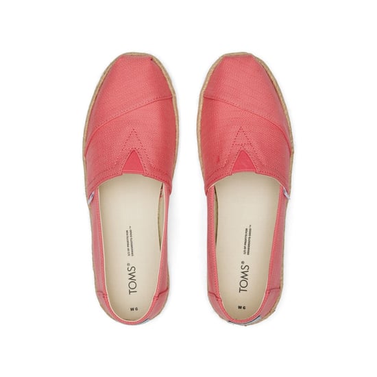 TOMS Alpargata Rope Lyocell Women's Peach Espadrilles - Image 4