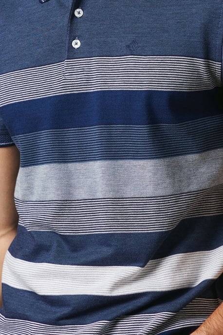 Oakland Stripe Polo Shirt - Image 5