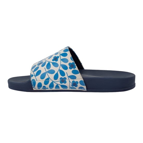Regatta Womens/Ladies Orla Kiely Jasmine Flower Sliders (Blue) - Image 2