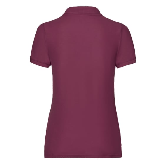 Fruit of the Loom Womens/Ladies Lady Fit 65/35 Polo Shirt (Burgundy) - Image 2
