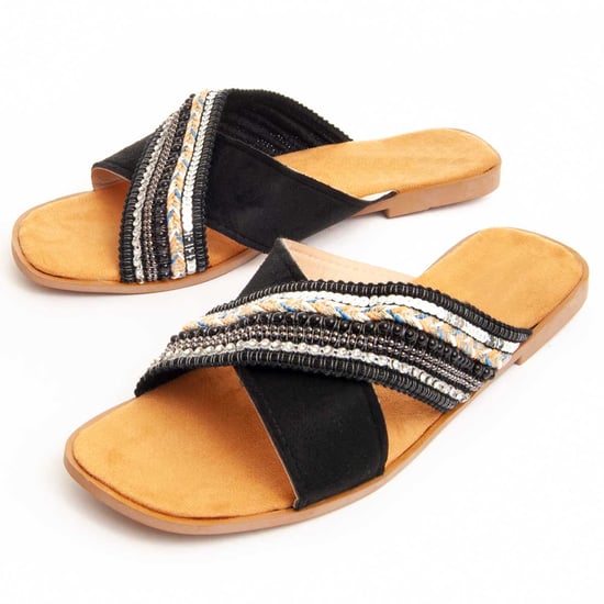 Sandalía Plana Montevita Flipp5 en Negro - Image 2