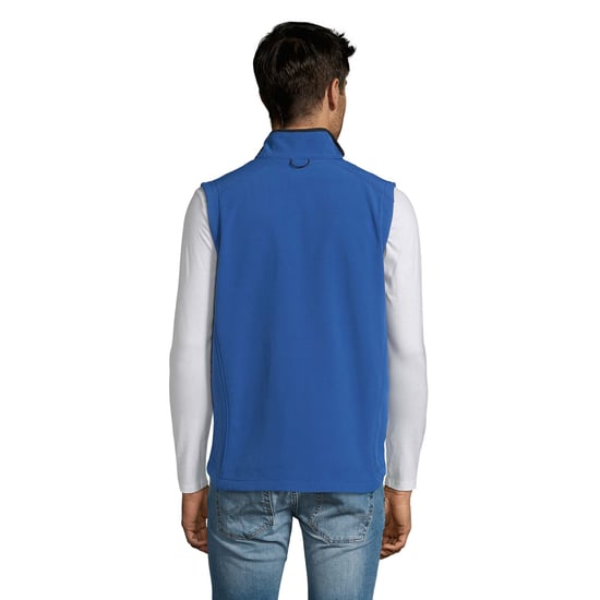SOLS Mens Rallye Softshell Sleeveless Gilet (Royal Blue) - Image 2
