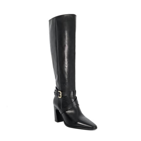 Dune Ladies Solanna - Block Heel Knee High Boots - Image 1