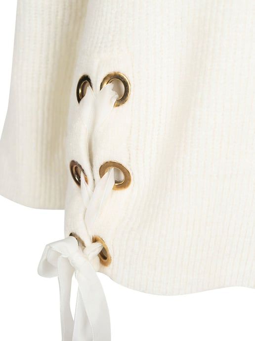 Trussardi Jeans Pullover Woman's Beige - Image 6